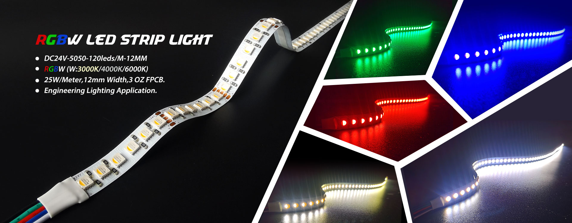 Pasek świetlny LED RGBW