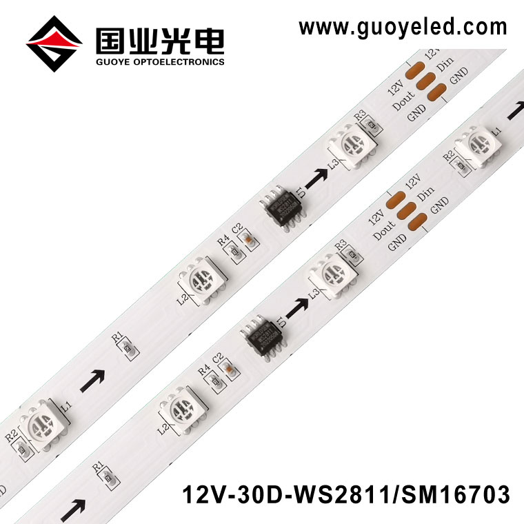 Ws2811 pikselowy pasek świetlny LED
